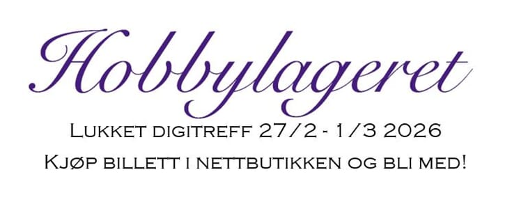 Lukket digitreff hos Hobbylageret!