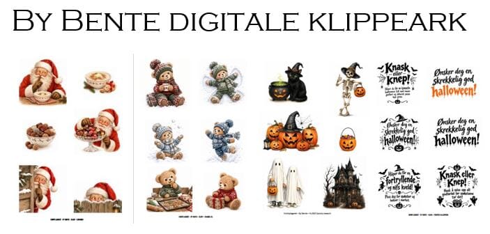 By Bente digitale klippeark