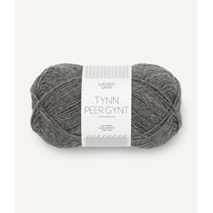 Tynn Peer Gynt Mørk Gråmelert