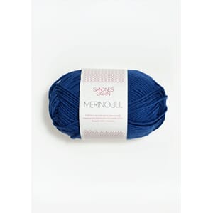 Merinoull Blå