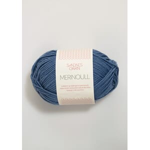 Merinoull Jeansblå