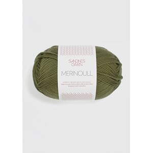Merinoull Olivengrønn