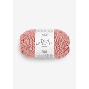 Tynn Merinoull Ferskenblomst