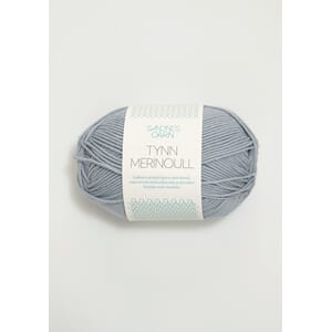 Tynn Merinoull Lys Grå ***