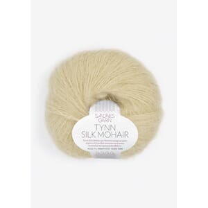 Tynn Silk Mohair Lys Chinos Grønn***