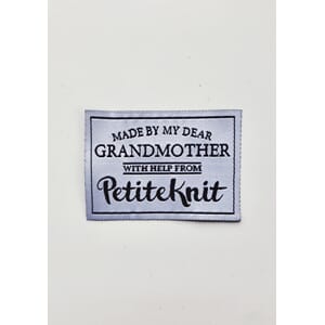 Made By My Dear Grandmother With Help From Pk (4X5Cm)