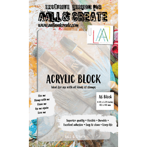 A6 Acrylic Block - AALL & Create
