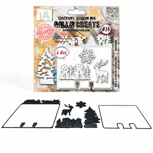 AALL & Create - #74 - Die-Cutting Die Set - Snowland