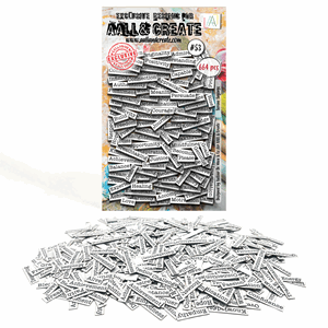 AALL & Create - #53 - A6 Ephemera Die-Cuts - Serene Sayings