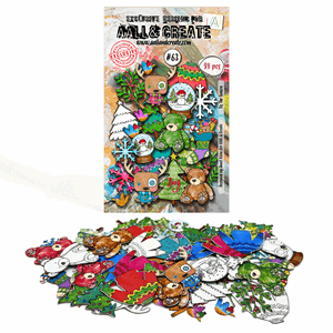AALL & Create - #63 - A6 Ephemera Die-Cuts - Tis The Season