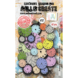 #27 - Ephemera Die-Cuts - Antique Clocks - AALL & Create