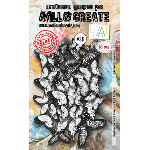 #30 - Ephemera Die-Cuts - Achromatic Acrobats - AALL & Creat