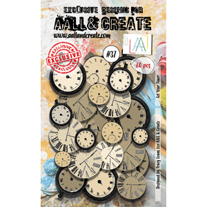 #37 - Ephemera Die-Cuts - Set Your Timer - AALL & Create