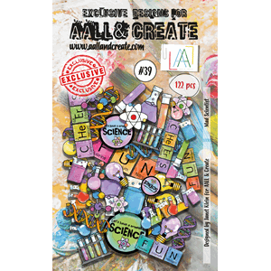 #39 - Ephemera Die-Cuts - Mad Scientist - Aall & Create