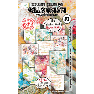 AALL & Create  #03 - A6 Design Paper - Spectrum Splash