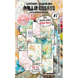 AALL & Create  #07 - A6 Design Paper - Papyrus Vert