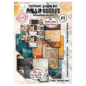 AALL & Create - #09 - A4 Design Paper - Time-Tarnished Wonde