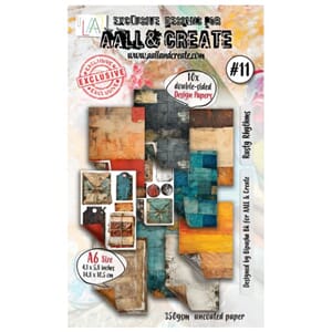 AALL & Create - #11 - A6 Design Paper - Rusty Rhythms