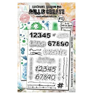 AALL & Create - #13 - A5 Rub-Ons - Emerald Azure