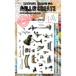 #1048 - A6 Stamp Set - Fresh Air - AALL & Create