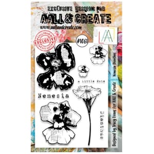 #1061 - A6 Stamp Set - Nemesia Dianthus - AALL & Create