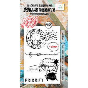 AALL & Create - #1158 - A8 Stamp Set - Franking
