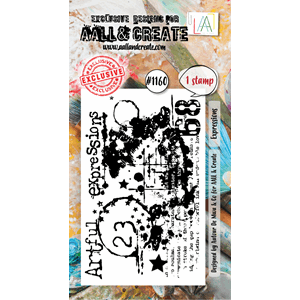 AALL & Create - #1160 - A8 Stamp Set - Expressions