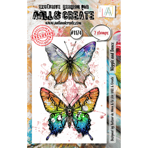AALL & Create - #1174 - A7 Stamp Set - Wiggle & Dance