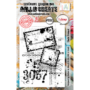 AALL & Create - #1180 - A7 Stamp Set - Chain Framed