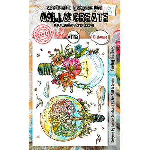 AALL & Create - #1188 - A6 Stamp Set - Earthy Bulbers