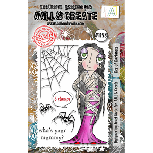 AALL & Create - #1198 - A7 Stamp Set - Dee of Darkness