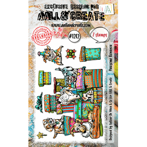 AALL & Create - #1212 - A6 Stamp Set - Pawsome Bonanza