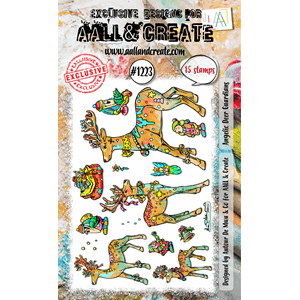 AALL & Create - #1223 - A6 Stamp Set - Angelic Deer Guardian