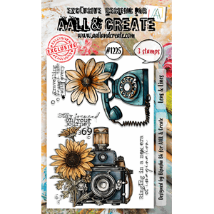 AALL & Create - #1225 - A6 Stamp Set - Lens & Lines