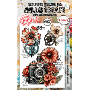 AALL & Create - #1227 - A6 Stamp Set - Shutter Cogs