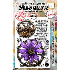 AALL & Create - #1229 - A7 Stamp Set - Garden Gears