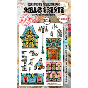 AALL & Create - #1234 - A6 Stamp Set - Tudor Cottage