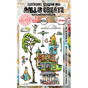 AALL & Create - #1235 - A6 Stamp Set - La Maison De Abs
