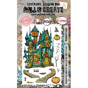 AALL & Create - #1236 - A6 Stamp Set - Nightfall Castle