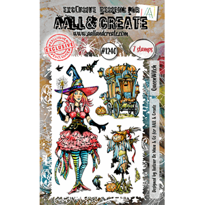 AALL & Create - #1240 - A6 Stamp Set - QueenWitch