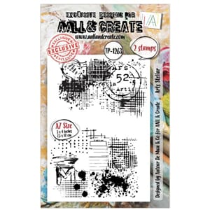 Aall and Create Celestial Marks A7 Stamp Set Arts Stellar (A