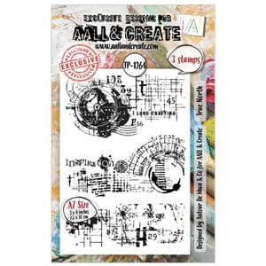 Aall and Create Celestial Marks A7 Stamp Set True North (AAL