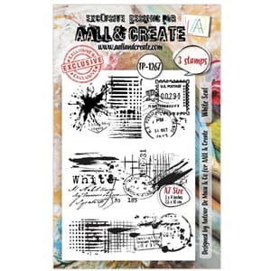 Aall and Create Celestial Marks A7 Stamp Set White Seal (AAL