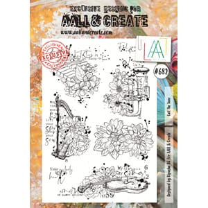 #682 - A4 Stamp - AALL & Create