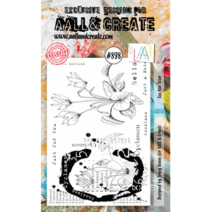 #898 - A6 Clear Stamp Set - See You Soon - AALL & Create