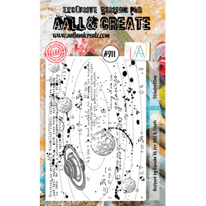 #911 - A6 Clear Stamp Set - Globetrotting - AALL & Create