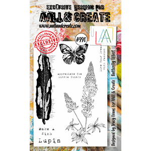 #990 - A6 Stamp Set - Butterfly Effect - AALL & Create