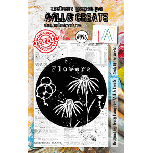 #996 - A7 Stamp set - Seeds Of The World - Aall & Create