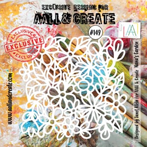 #149 - 6""x6"" Stencil - Nanas Garden - AALL & Create