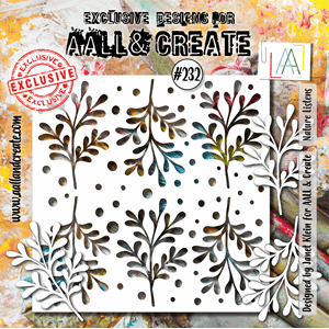 AALL & Create - #232 - 6x6 Stencil - Nature Listens